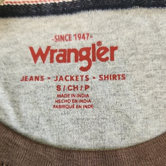 Wrangler Men's Brown Short Sleeve Pocket Tee - Picture 7 of 9